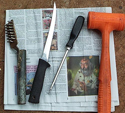 Filleting tools required - FishingInfo.co.za